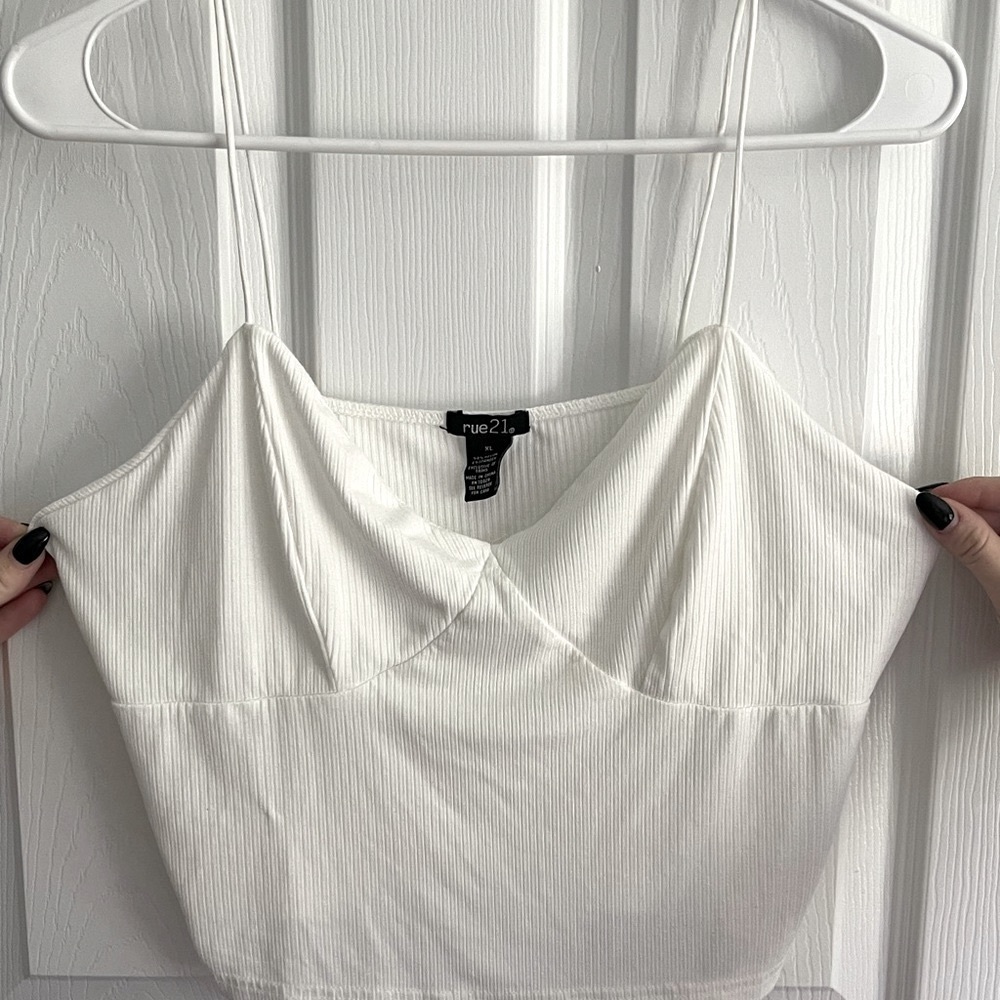 White Rue21 Crop Top Tank - Picture 7 of 8